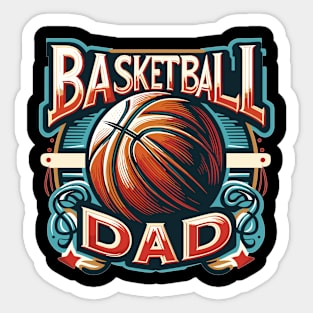 Basketball Dad - Father's Day Sticker